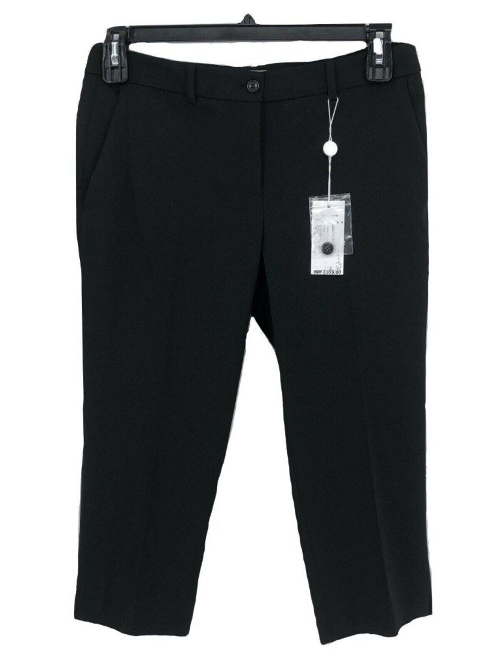 H10 Michael Kors Tailored Capri Pants Skimmer Sz 6 Black $595 New